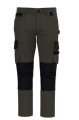 Werkbroek WK Tweekleurige WK742 Dark Khaki-Zwart
